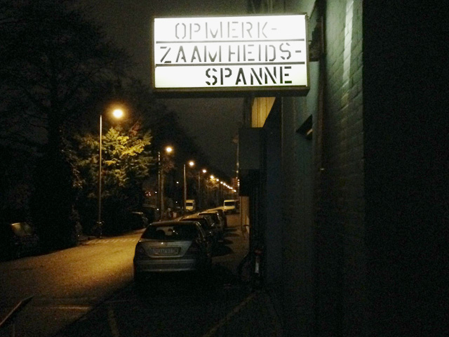 1 Opmerkzaamheidsspanne