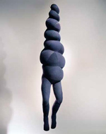 Spiral woman textiel 2003 150b