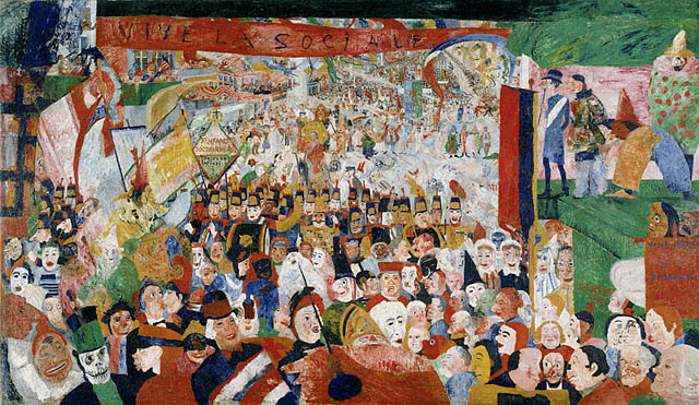 james ensor entry of christ into brussels 18881